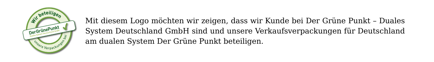 Online-Siegel Grüner Punkt – Verpackungslizenz über www.verpackgo.de